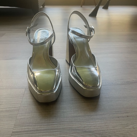 Vince Camuto Martich Heels (Silver) - Picture 2 of 4